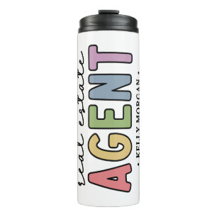 Personalised Real Estate Agent Realtor Gifts Thermal Tumbler