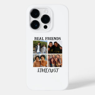Personalised "Real Friends Still Exist" Photo Temp Case-Mate iPhone 14 Pro Case