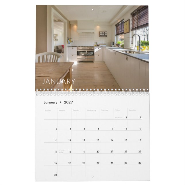 Personalised Realtor Calendar (Jan 2027)