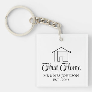 Personalised Realtor Closing Gift First Home Key Ring