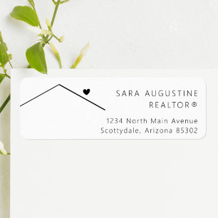 Personalised Realtor Return Address Label
