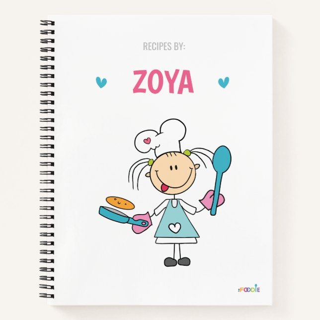 Personalised Recipe Notebook (Front)