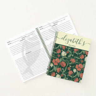 Personalised Recipe Spiral Notebook