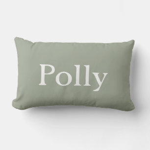 Personalised Red and White Throw Pillow