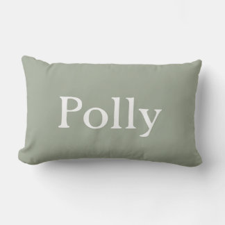 Personalised Red and White Throw Pillow