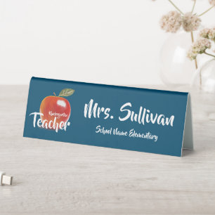 Personalised Red Apple Kindergarten Teacher