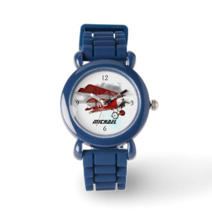 Personalised "Red Baron" Triplane Watch