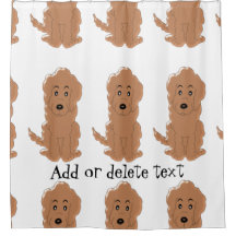 Personalised Red Golden Doodle Dog Design