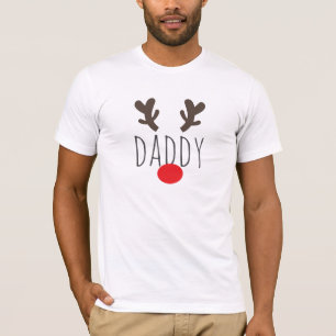 Personalised Red-Nosed Reindeer Men's T-Shirt