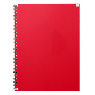 Personalised Red Success Notebook