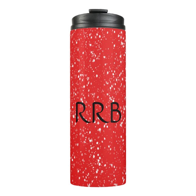 Personalised Red Thermal Tumbler (Front)