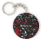 Personalised Red White and Black Musical Notes
