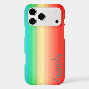 Personalised Red Yellow Green Blue Stripes