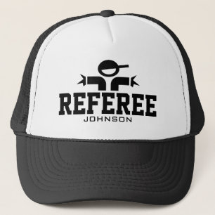 Personalised referee hat for official sports teams