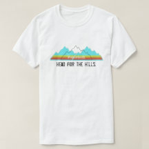 Personalised Region Head for the Hills tee