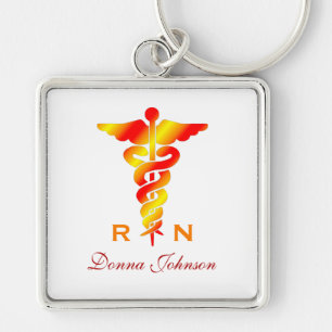 Personalised: Registered Nurse Keychain