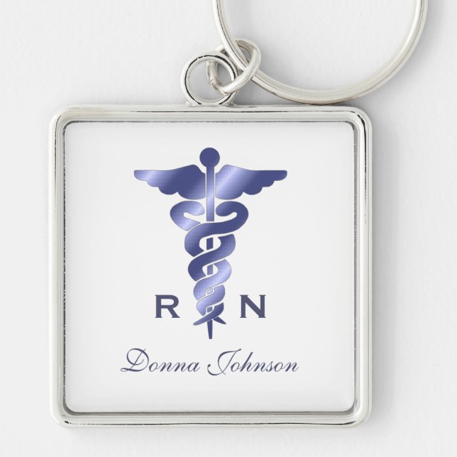 Personalised: Registered Nurse Keychain (Front)