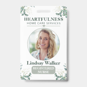 Personalised Registered Nurse Photo ID Badge