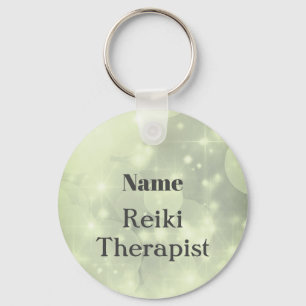 Personalised Reiki Therapist design Key Ring