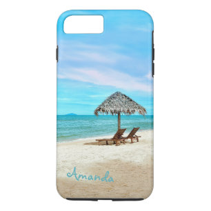 Personalised Relaxing Beach Landscape iPhone 8 Plus/7 Plus Case