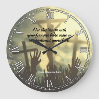Personalised Religious Bible Quote Verse Clock
