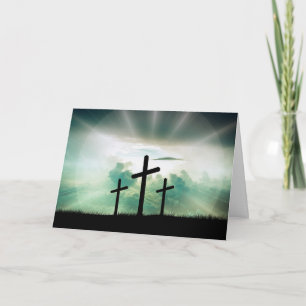Personalised Religious Easter Card