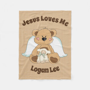 Personalised Religious Fleece Blanket