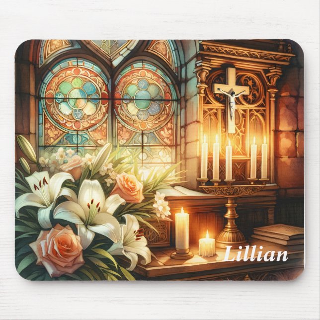Personalised Religious Mouse Pad (Front)