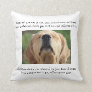 Personalised Remembrance Pillow by Golden Journeys