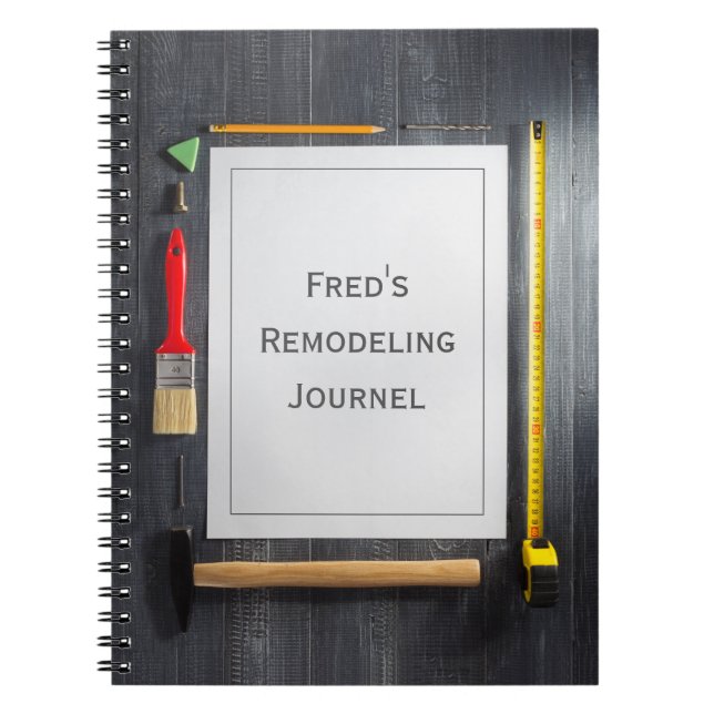 Personalised Remodeling Notebook (Front)