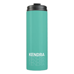 Personalised Repeated Name Thermal Tumbler