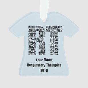 Personalised Respiratory Therapist RT Ornament