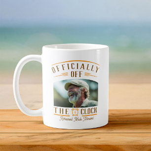 Personalised Retiree Party Favour Retirement Photo Coffee Mug