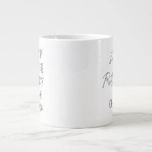 Personalised Retirement Coffee Mug, Happy Retireme Large Coffee Mug