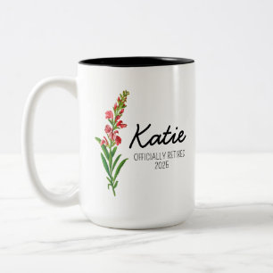 Personalised retirement gifts for women,retirement Two-Tone coffee mug