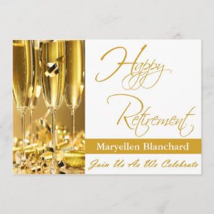 Personalised Retirement Party Invitation