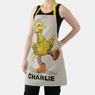 Personalised Retro Art Big Bird Apron