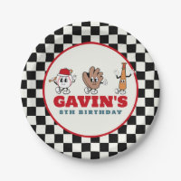 Personalised Retro Baseball Birthday Party