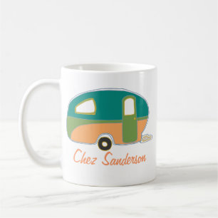 Personalised Retro Caravan Owners Mugs