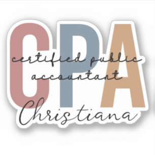 Personalised Retro CPA Certified Public Accountant