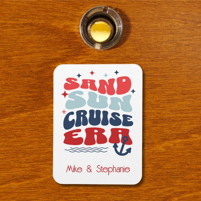 Personalised Retro Cruise Family Name Magnet (Creator Uploaded)