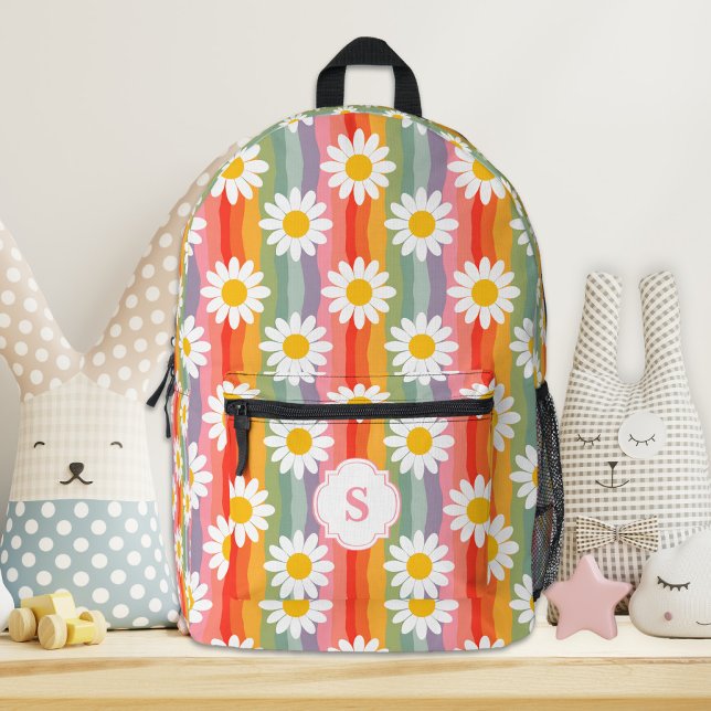 Personalised Retro Daisy Backpack (Creator Uploaded)