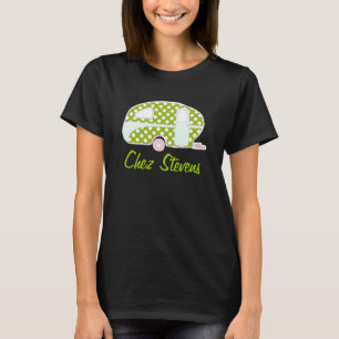 Personalised Retro Design Caravan Owners T Shirt
