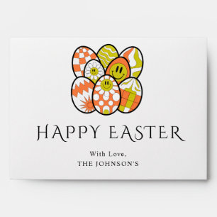 Personalised Retro Easter Egg Mailing Envelope