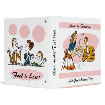 Personalised Retro Family Recipe Binder