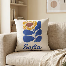 Personalised Retro Floral Daisy Custom Name Gift