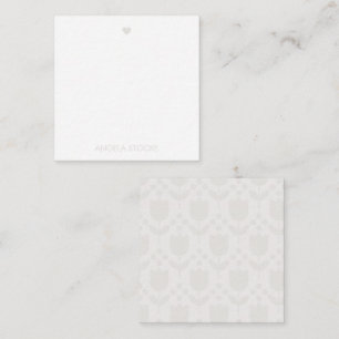 Personalised Retro Flower Card