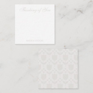 Personalised Retro Flower Card