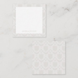 Personalised Retro Flower Note Card