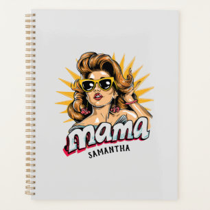 Personalised Retro Mama Pop Art 1 Planner